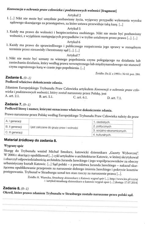 Sprawdzian Wos Prawo I Sądy Operon Chomikuj WOS-test-Prawo I Sady Grupa II | PDF